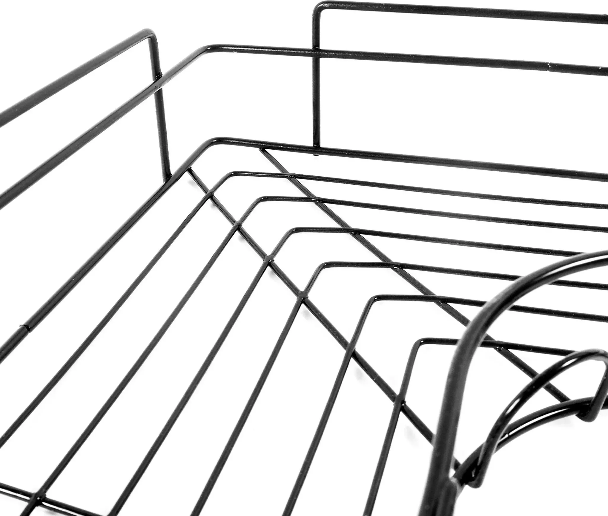 Badezimmer Eckregal – Schwarz